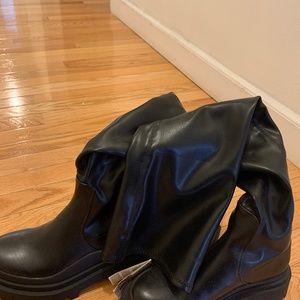 Zara over the knee boots